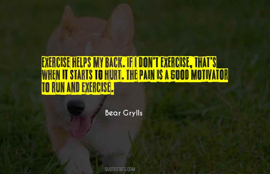 Quotes About Exercise Pain #35745