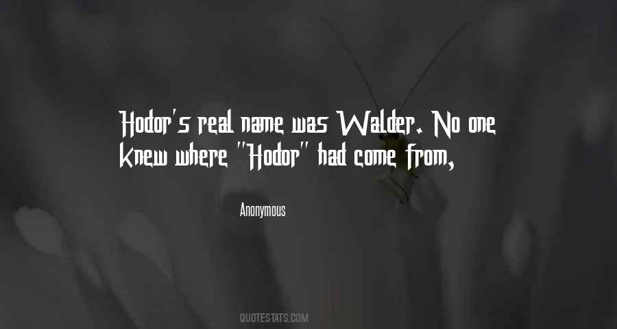 Quotes About Hodor #365218