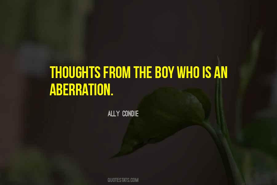 Quotes About Aberration #931215