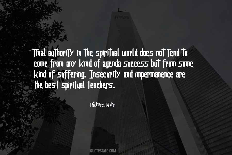 Non Suffering From Success Quotes #53960