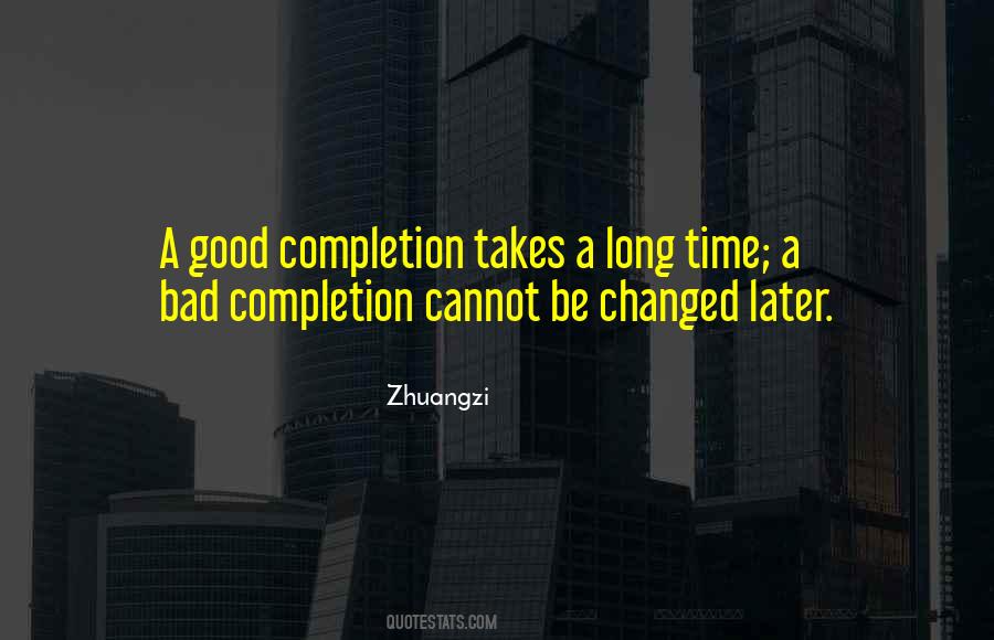 Quotes About Completion Of Work #206715