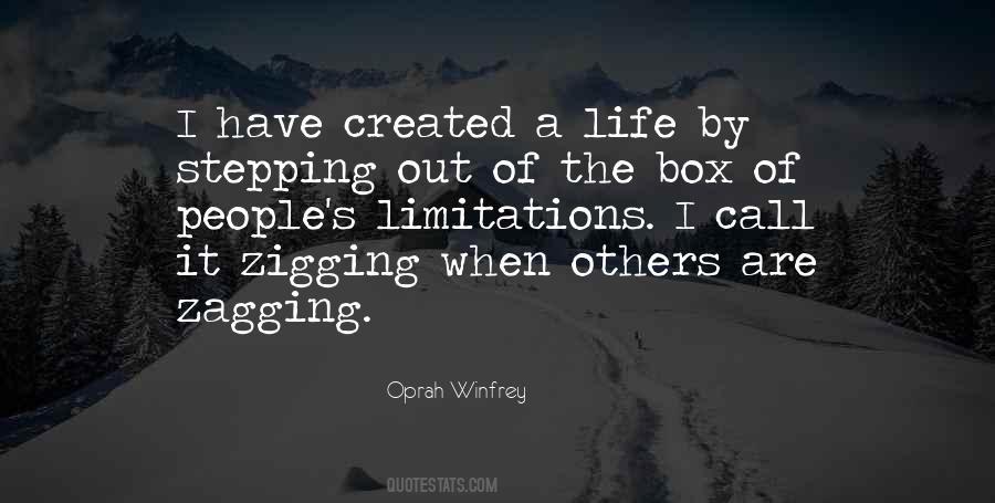 Quotes About Stepping Out Of The Box #558322