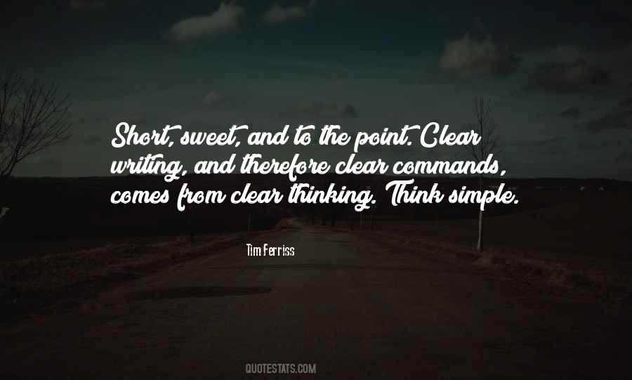 Quotes About Clear Writing #1012472
