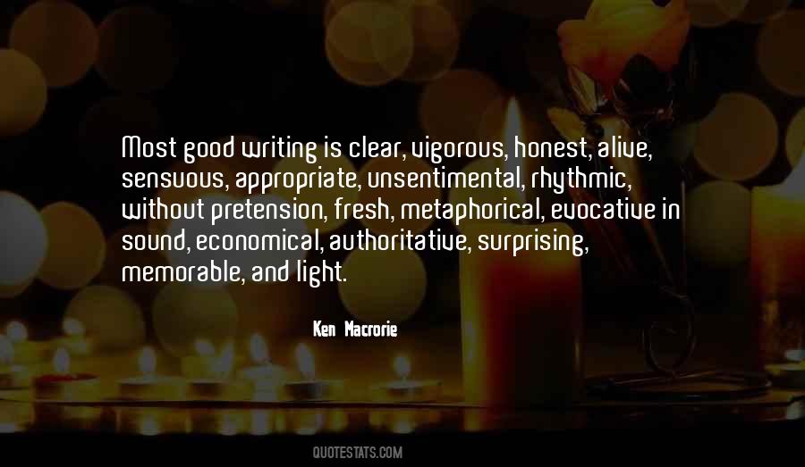 Quotes About Clear Writing #1058588