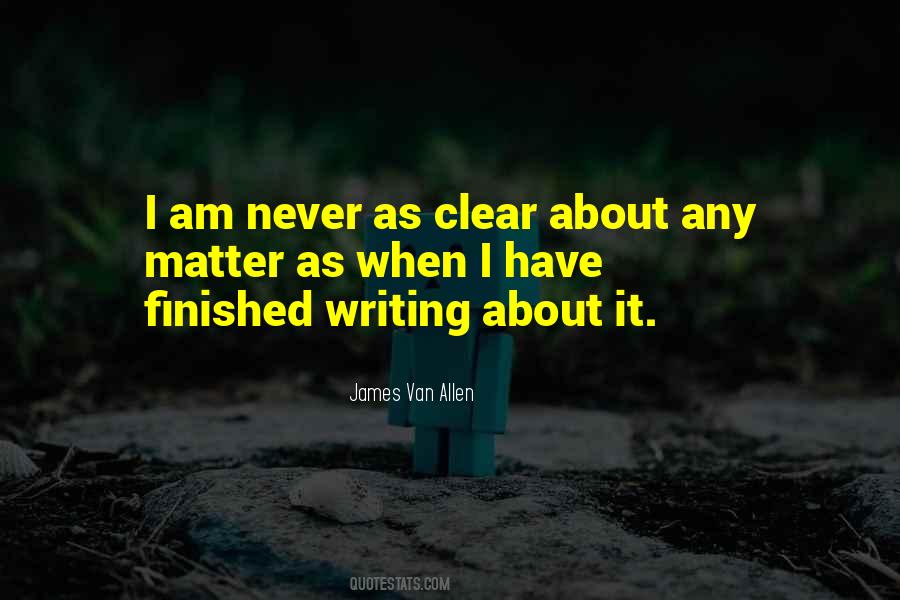 Quotes About Clear Writing #1164211