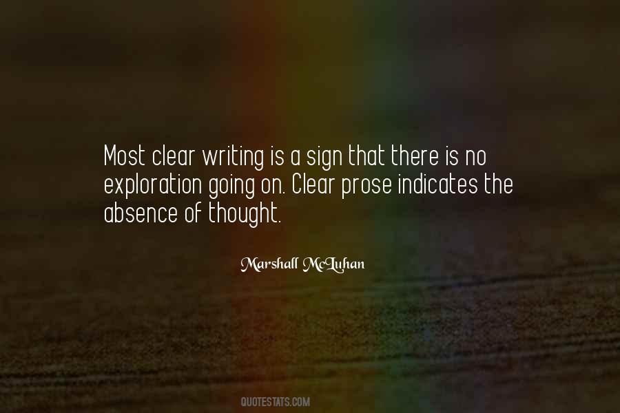 Quotes About Clear Writing #1260028