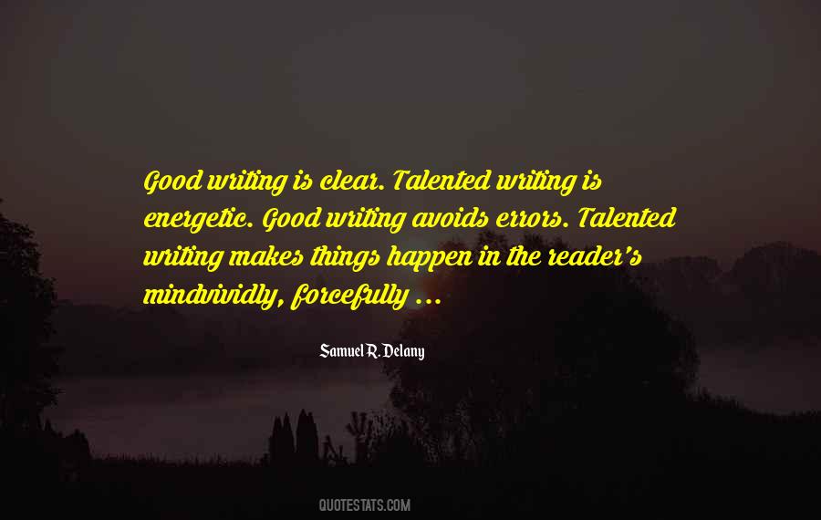 Quotes About Clear Writing #462895