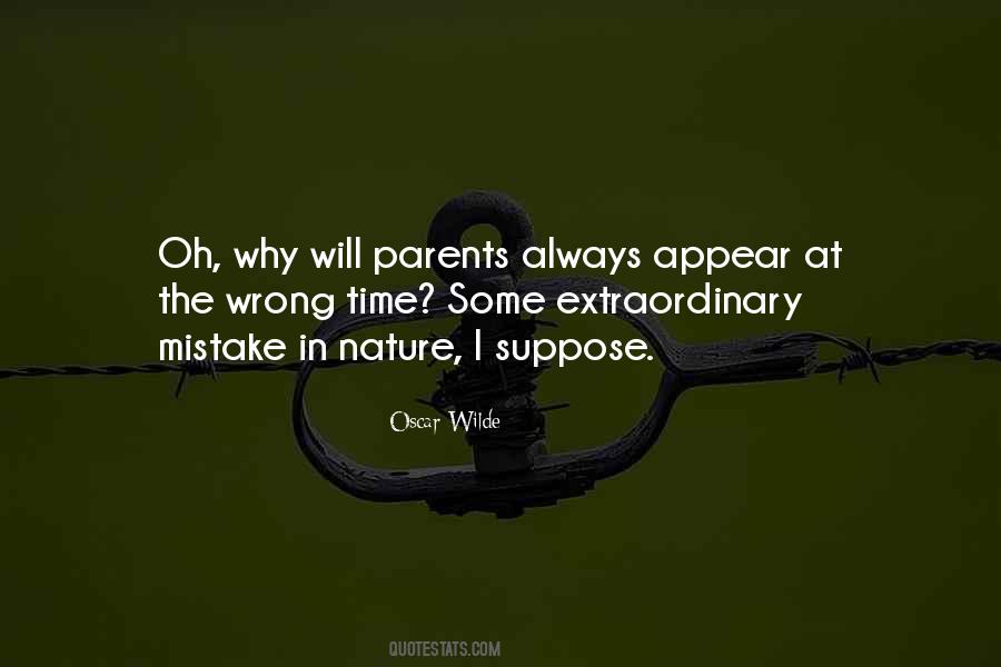 Quotes About Parents Oscar Wilde #1822588