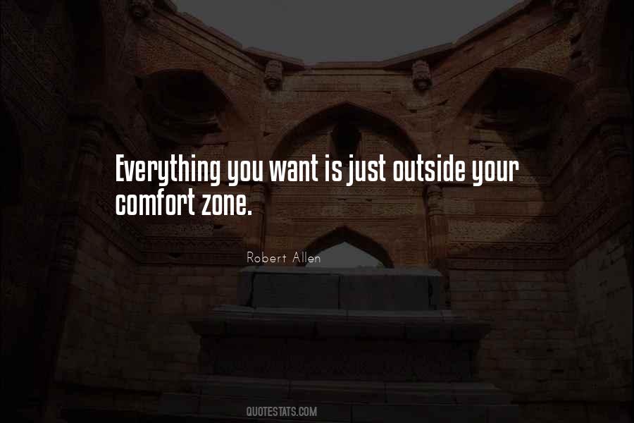 Outside Your Comfort Quotes #255401