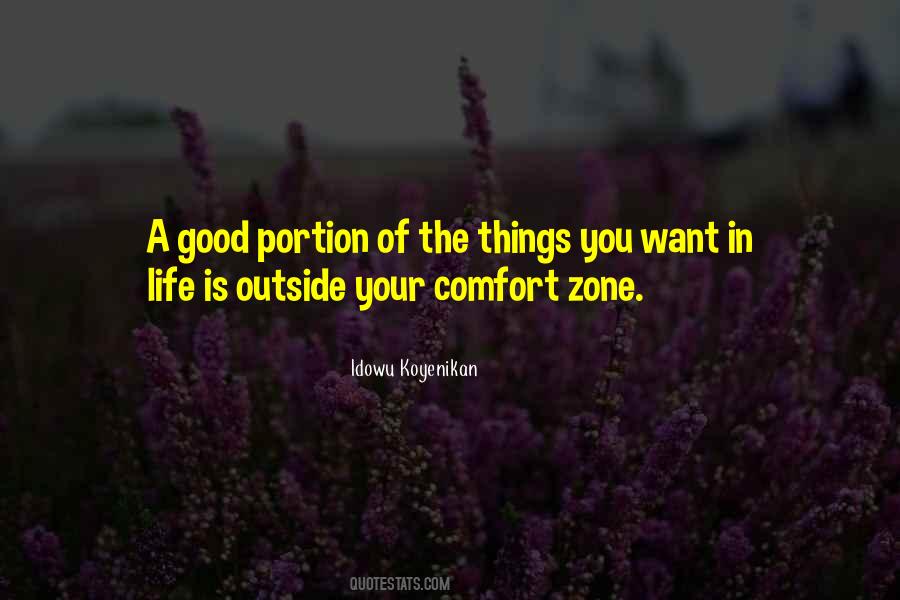 Outside Your Comfort Quotes #578458