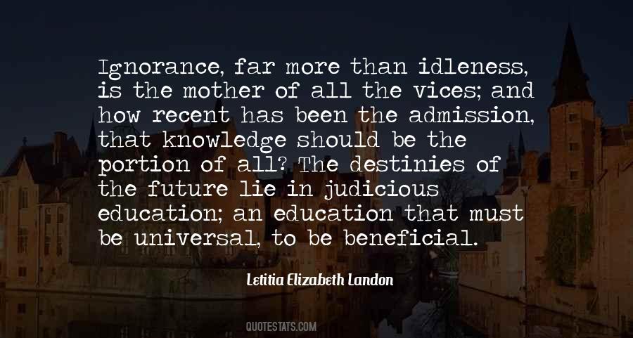 Quotes About The Future Of Education #518685