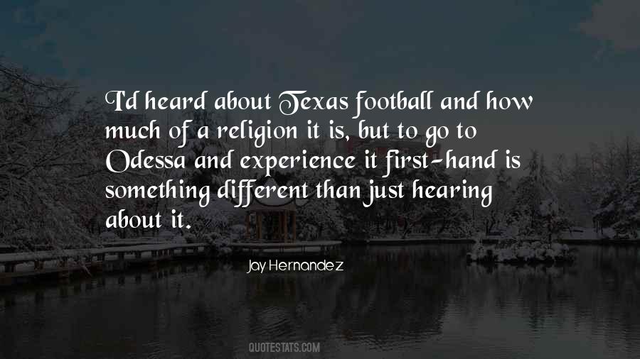 Quotes About Texas Football #1214524