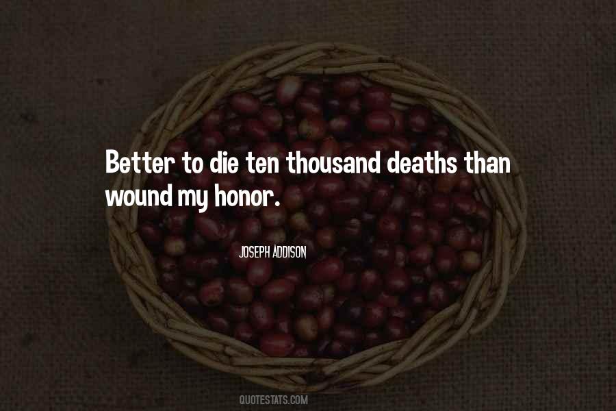 Quotes About Too Many Deaths #9313