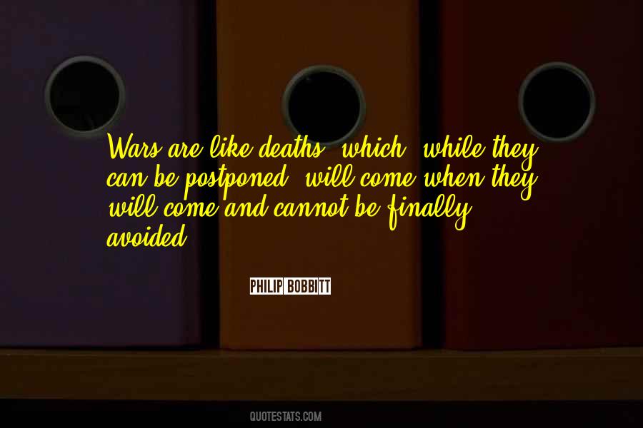 Quotes About Too Many Deaths #99726