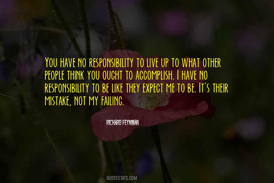 No Responsibility Quotes #951153