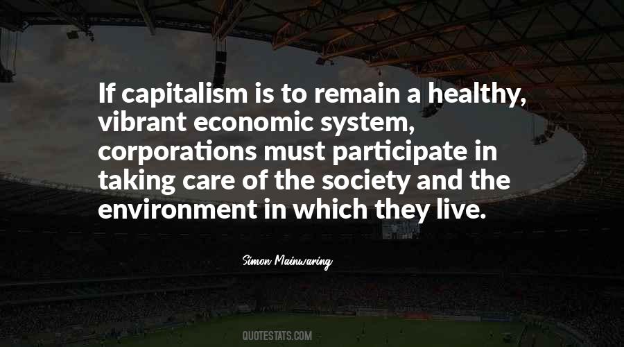 Economic System Quotes #921155