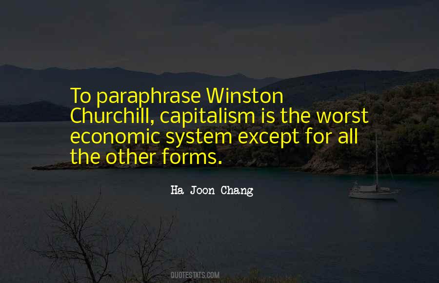 Economic System Quotes #971386