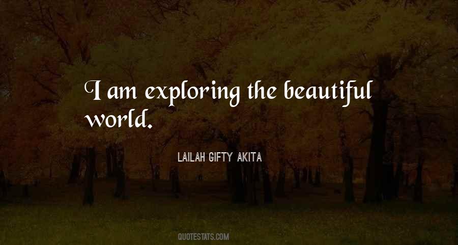 Quotes About Exploring The World #1178374