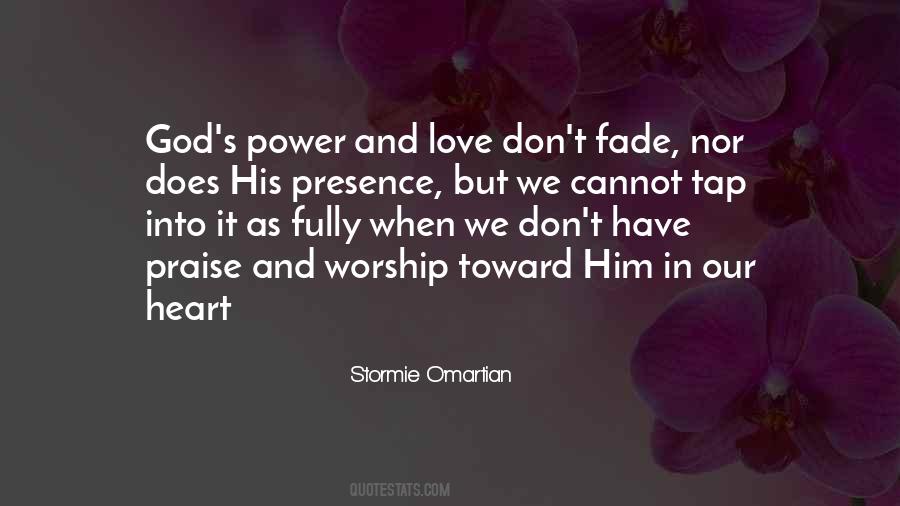 Quotes About God's Power And Love #1388495