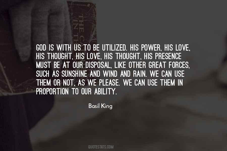 Quotes About God's Power And Love #174483