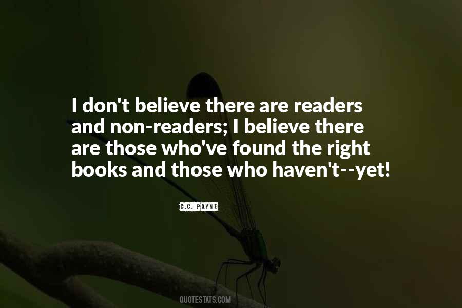 Quotes About Non Readers #176574