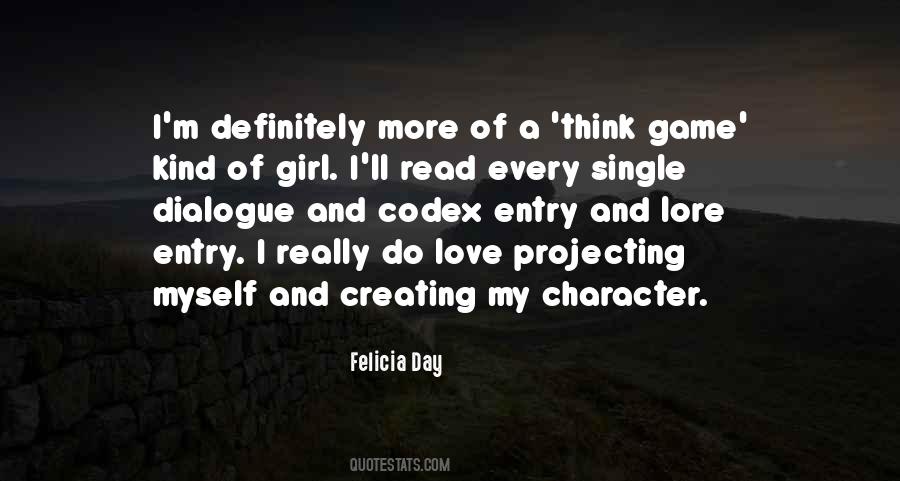 Quotes About Felicia #427551