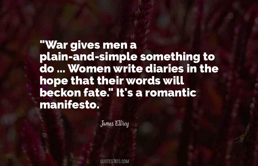 War Writing Quotes #1099470
