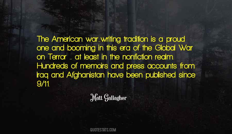 War Writing Quotes #42297