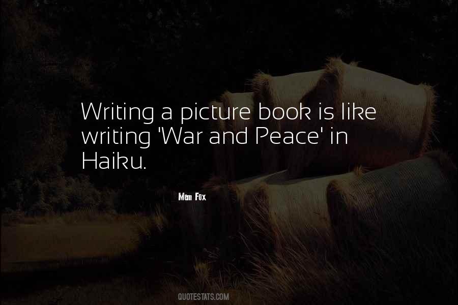 War Writing Quotes #807610