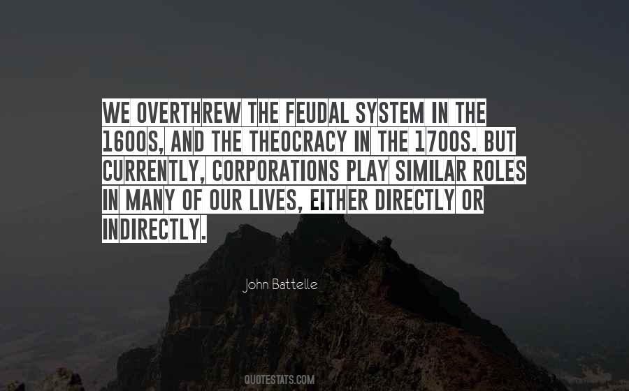 Quotes About Feudal System #1111764