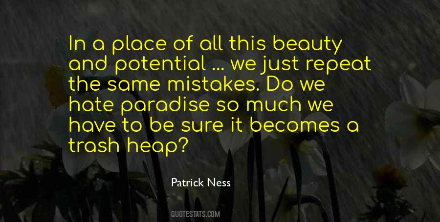 Beauty Of A Place Quotes #1533293