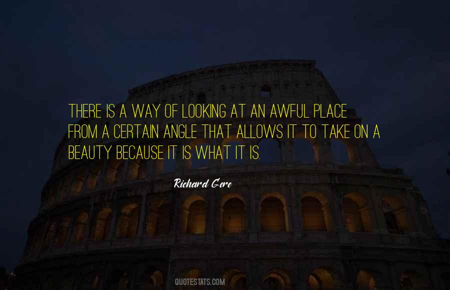 Beauty Of A Place Quotes #325163