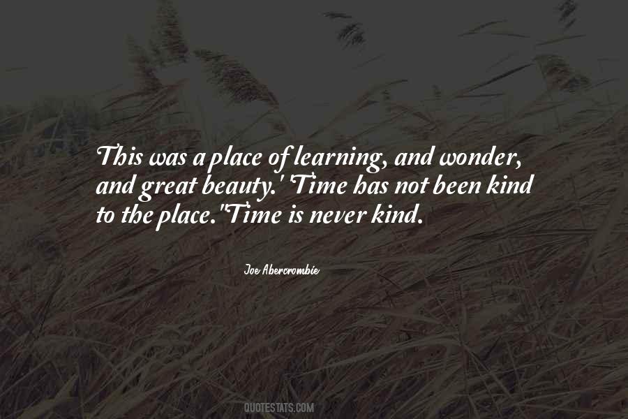 Beauty Of A Place Quotes #343148