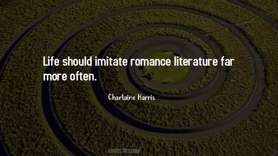 Quotes About Romance Literature #1710821