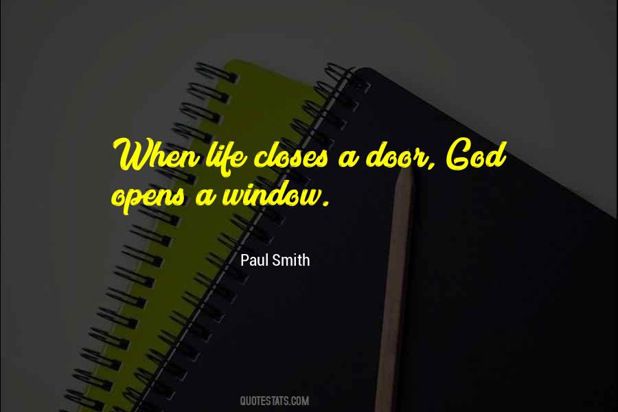 When God Closes One Door Quotes #1175202