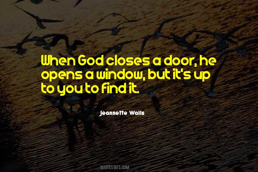 When God Closes One Door Quotes #321602