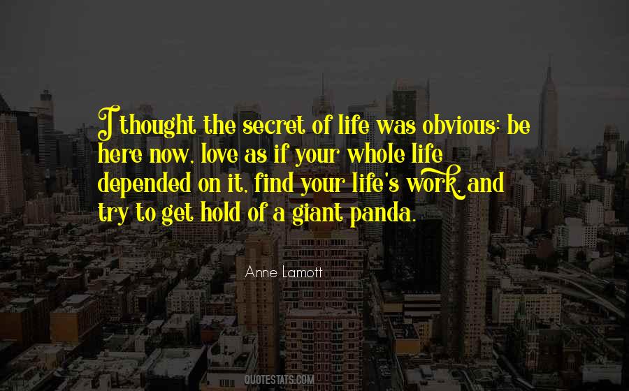 Quotes About The Secret Of Life #1409245