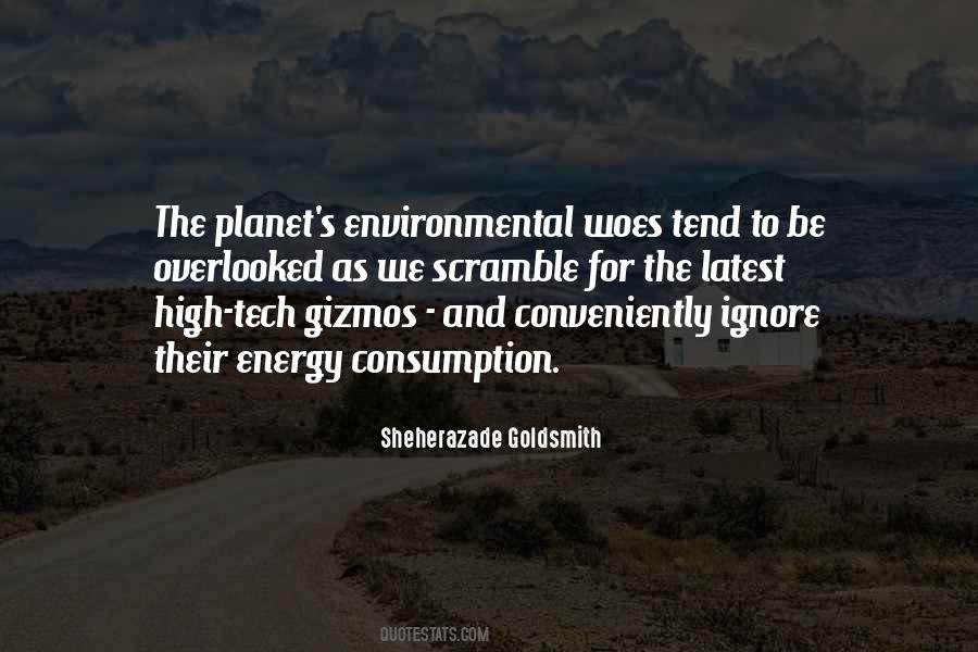 Quotes About Energy Consumption #62695