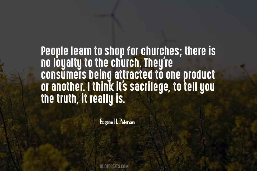 Quotes About Sacrilege #1824158