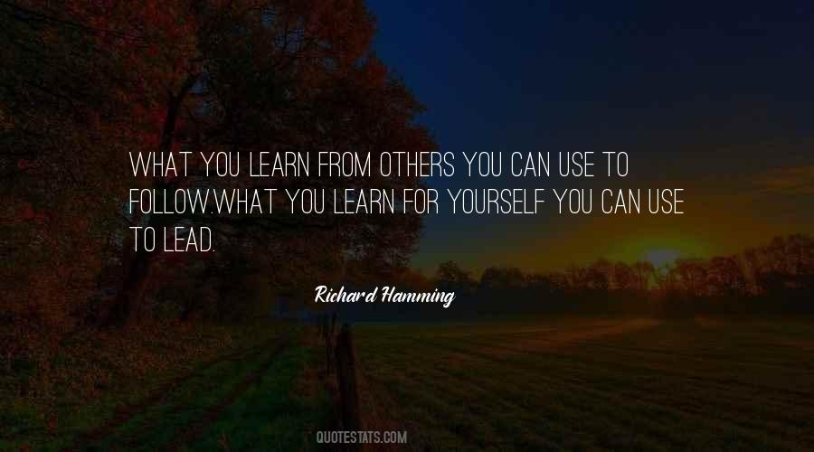Quotes About Learning From Others #1584872