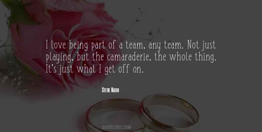 Quotes About Love Team #660113