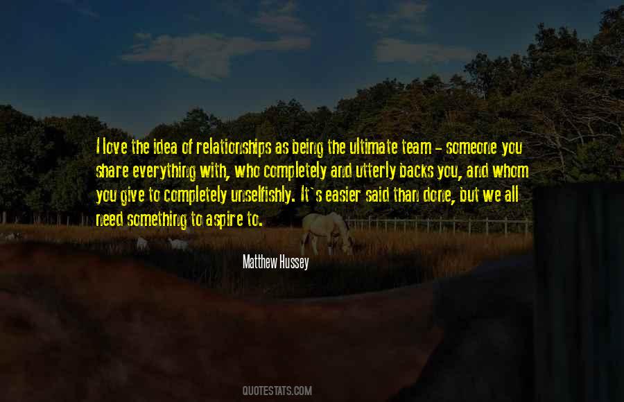 Quotes About Love Team #813962