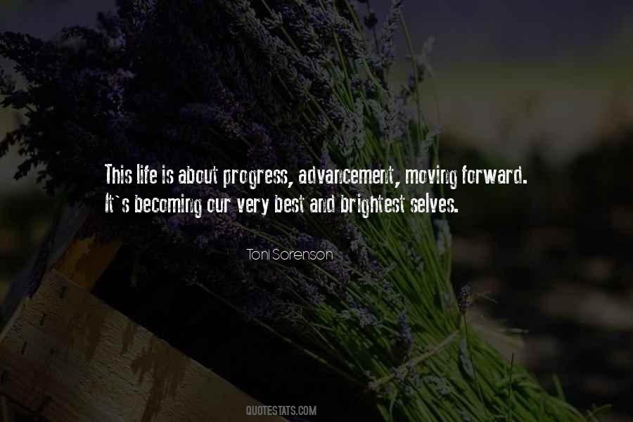 Quotes About Advancement #1626011