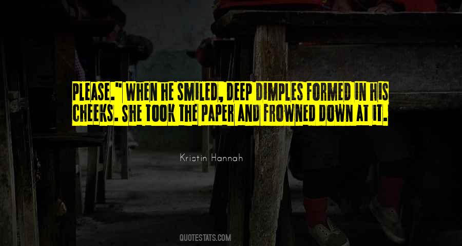 Quotes About Dimples #1367214