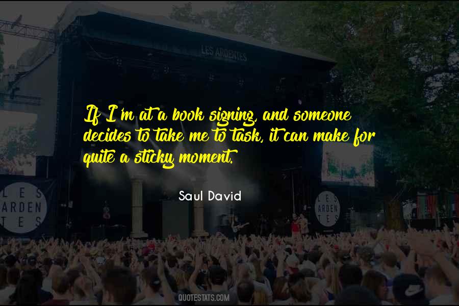 At His Book Signing Quotes #1053682