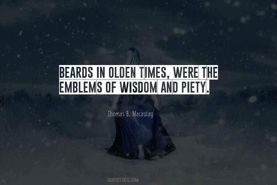 Quotes About Olden Times #394123