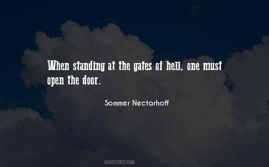 Quotes About Gates Of Hell #1734524