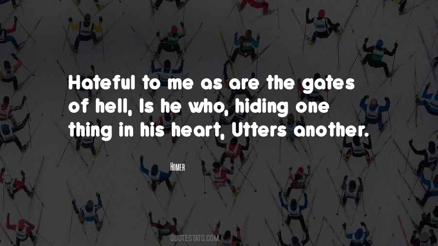 Quotes About Gates Of Hell #811010