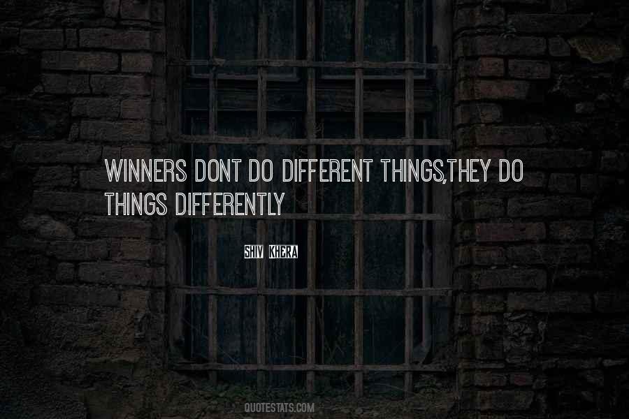 Quotes About Doing Things Differently #300529