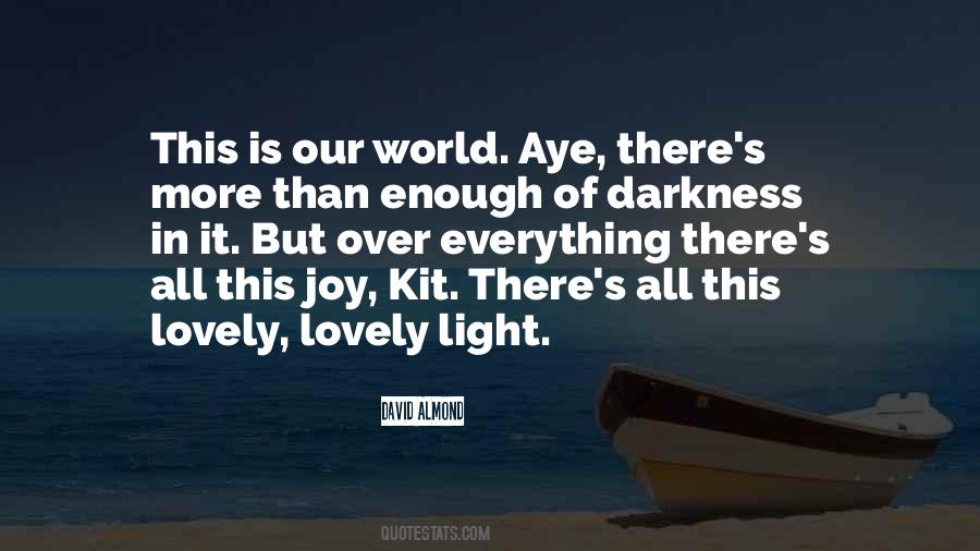 Light Of Joy Quotes #270731